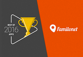 Familonet wins Google’s  “Best Apps 2016” award